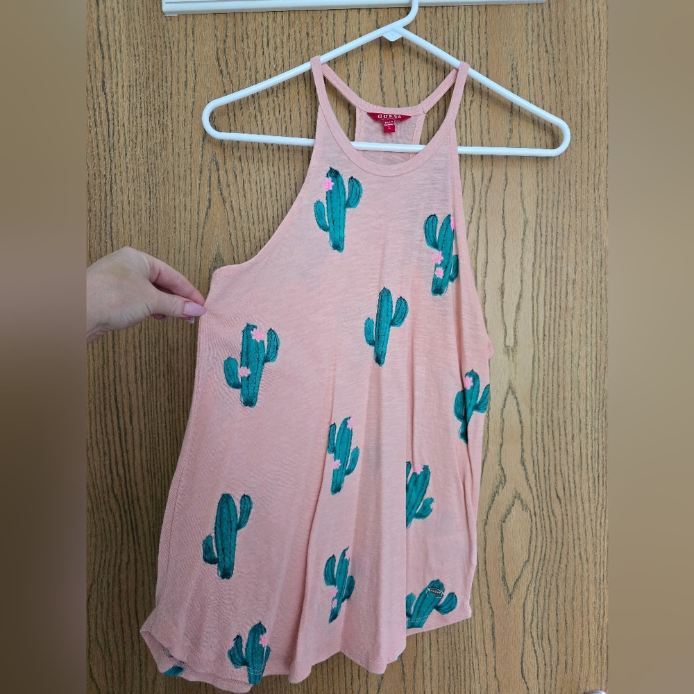 Guess Light Pink Tank Top